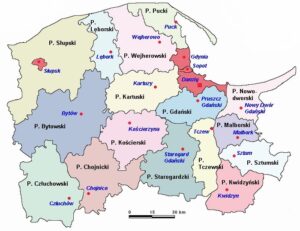 Карта Поморського воєводства - StudentPortal