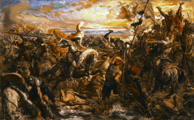Король Владислав III в останній битві під Варною.  Картина Яна Матейка - StudentPortal