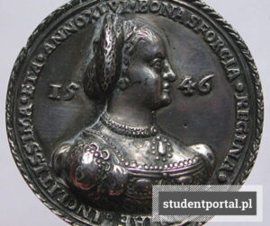 Медаль с профилем королевы Боны, 1546 год