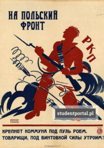 На польский фронт - советский агитационный плакат призывающий на войну с Польшей - StudentPortal