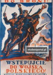 Польский агитационный плакат „Wstępujcie do Wojska Polskiego!” - StudentPortal