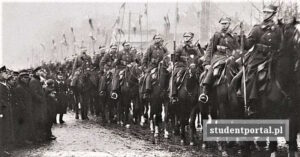 Польские кавалеристы-уланы. Марш Киевом - StudentPortal