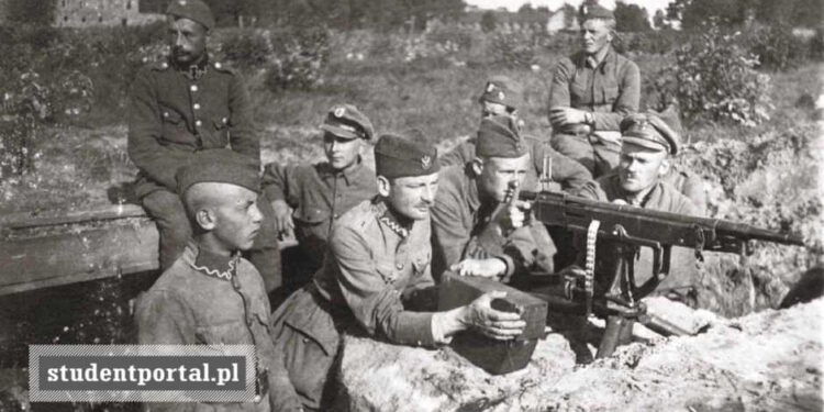 Польські солдати на оборонних позиціях під Варшавою Радянсько-польська війна- StudentPortal
