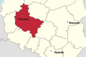 Великопольське воєводство карта -StudentPortal